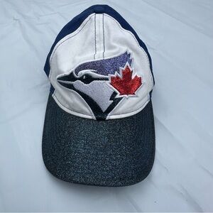 🧢 Youth Blue Jays Glitter Baseball Cap – Sparkly Team Spirit! 🧢